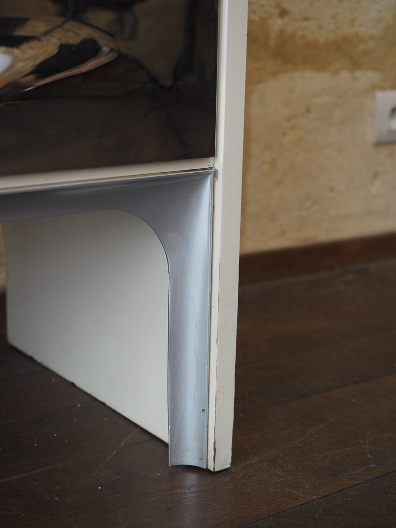 ✨ Commode DF-2000 de Raymond Loewy – façades chromées – Design Space Age années 1960