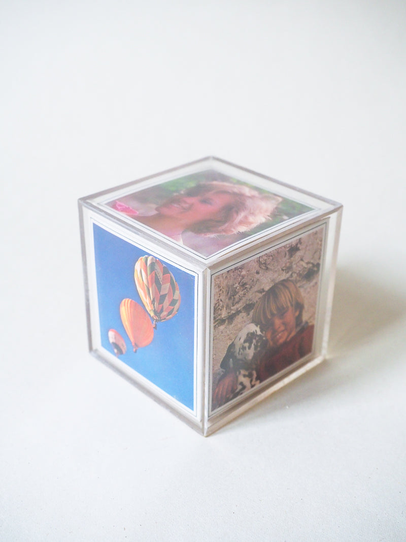 Cadre-cube photo vintage - bac-design