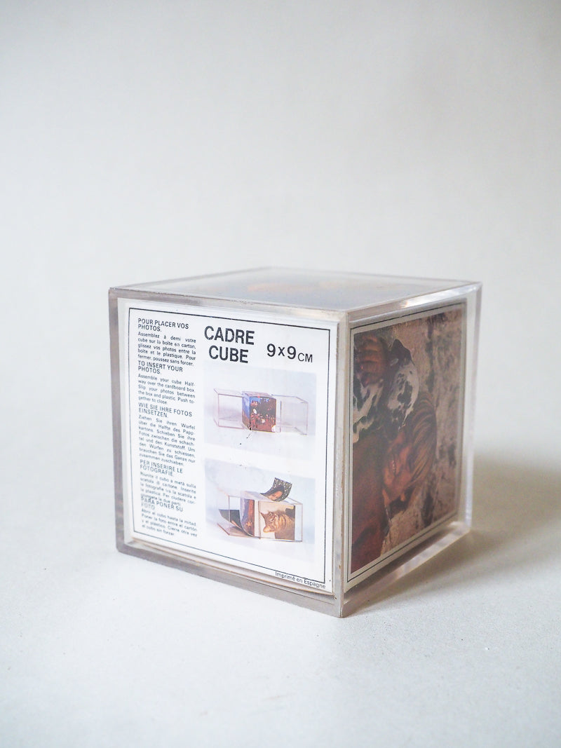 Cadre-cube photo vintage - bac-design