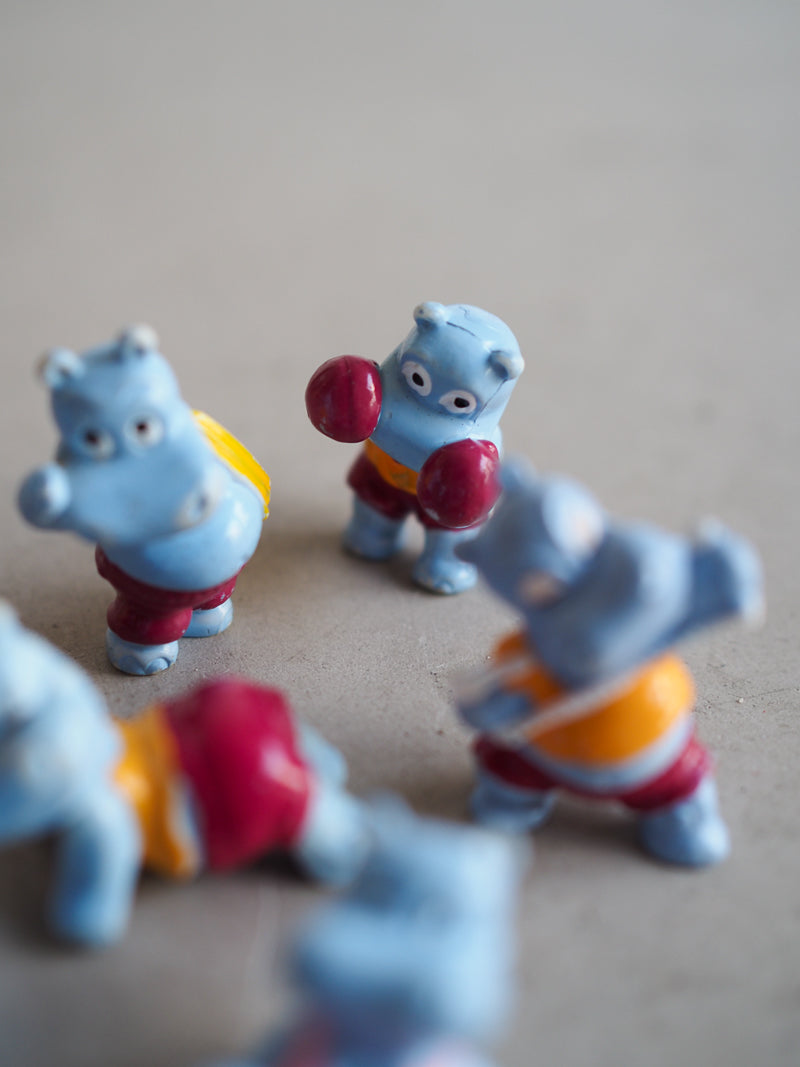 Lot figurines hippopotames - jouets kinder