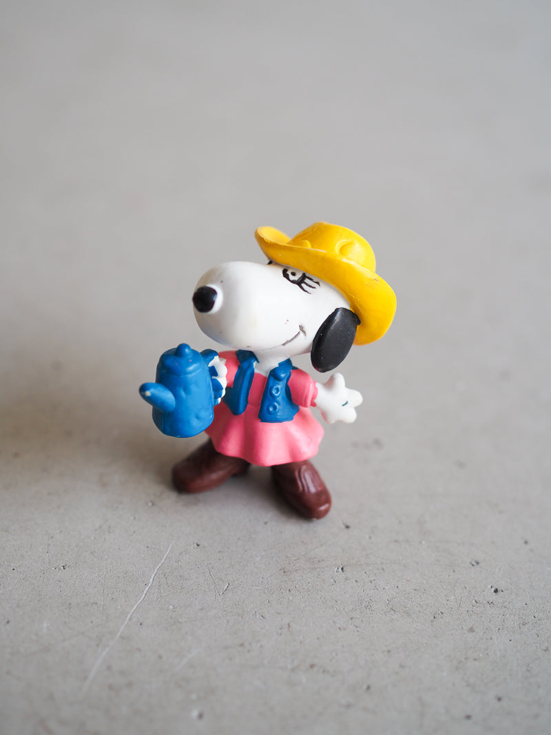 Figurine Snoopy cow boy fille