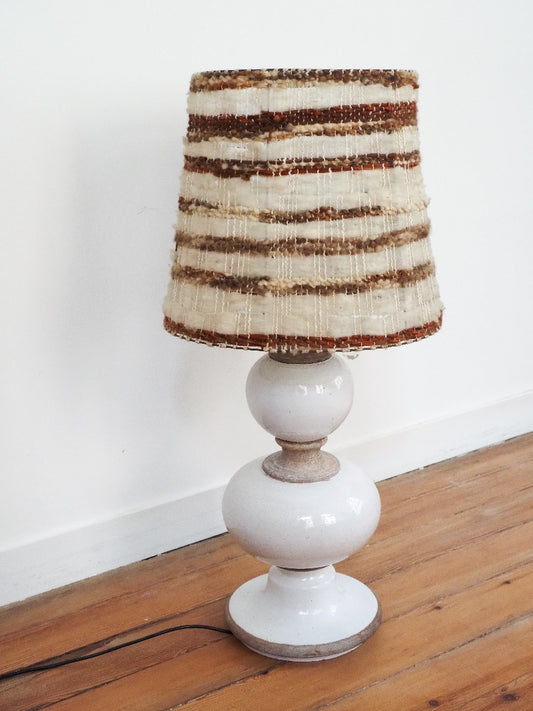 Grande Lampe à Poser  – Céramique Italienne signée Ugo Zaccagnini