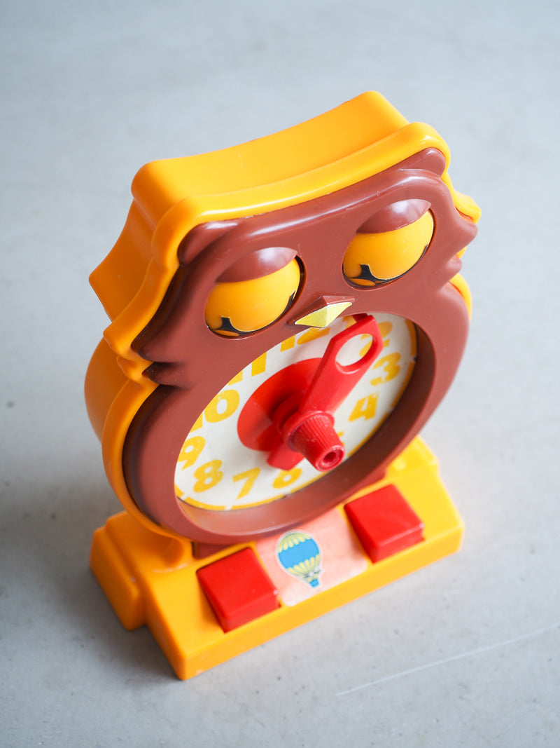 Hibou horloge Tomy vintage