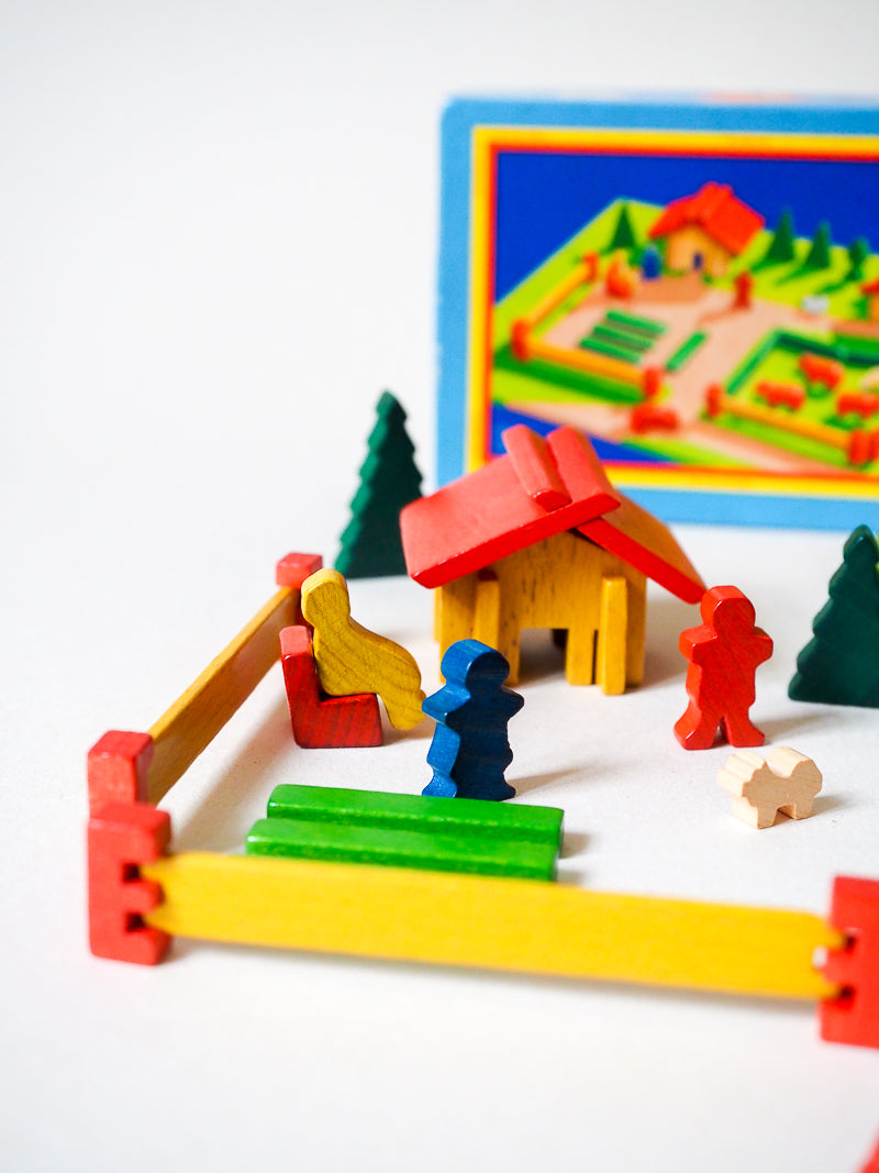 Rare Jeux en bois Swiss chalet - Dusyma
