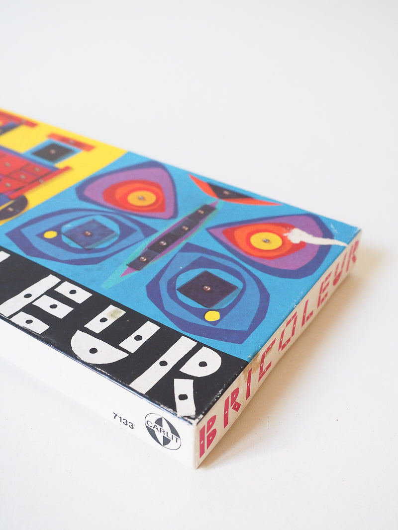 🔨 Jeu vintage “Bricoleur” – Coffret créatif avec marteau, clous et formes en bois