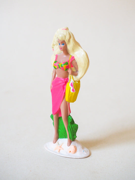 🎀 Figurine Barbie à la plage 1991 – Happy Meal McDonald's – Vintage Collector