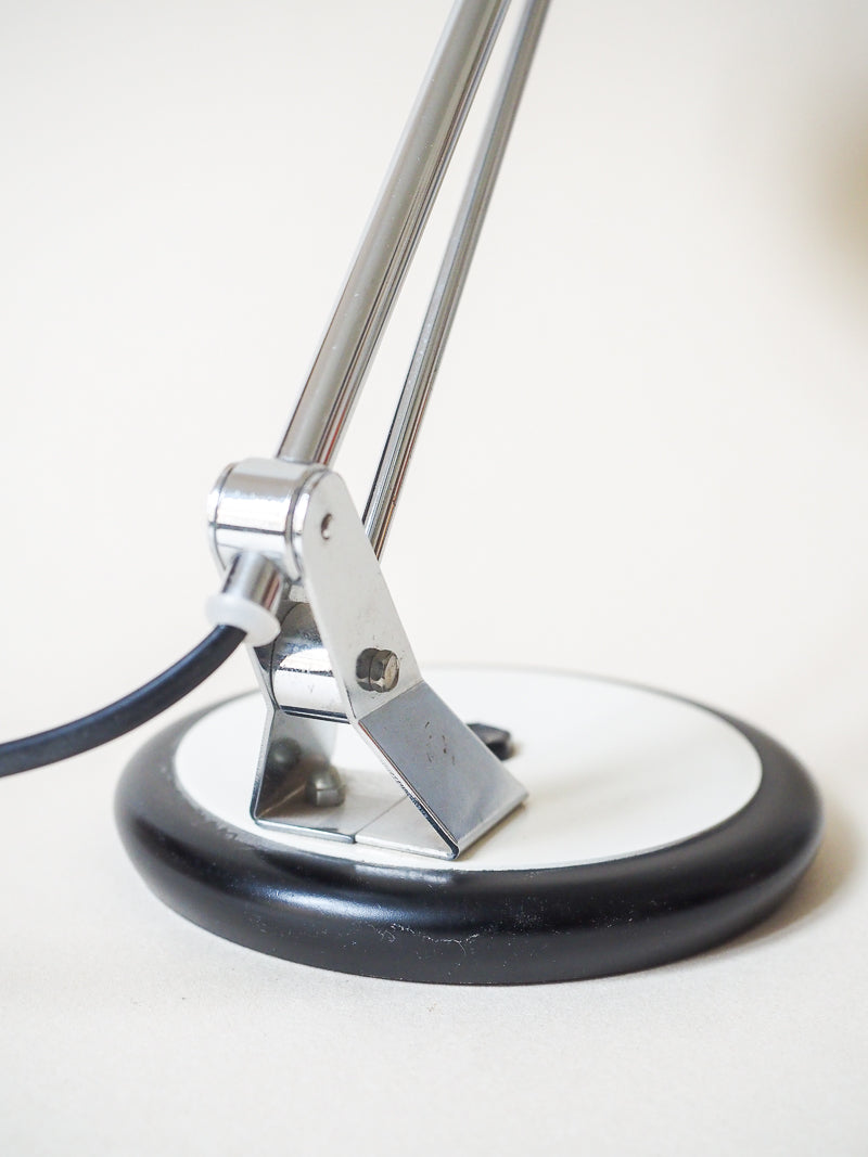 Lampe de bureau Aluminor chromé