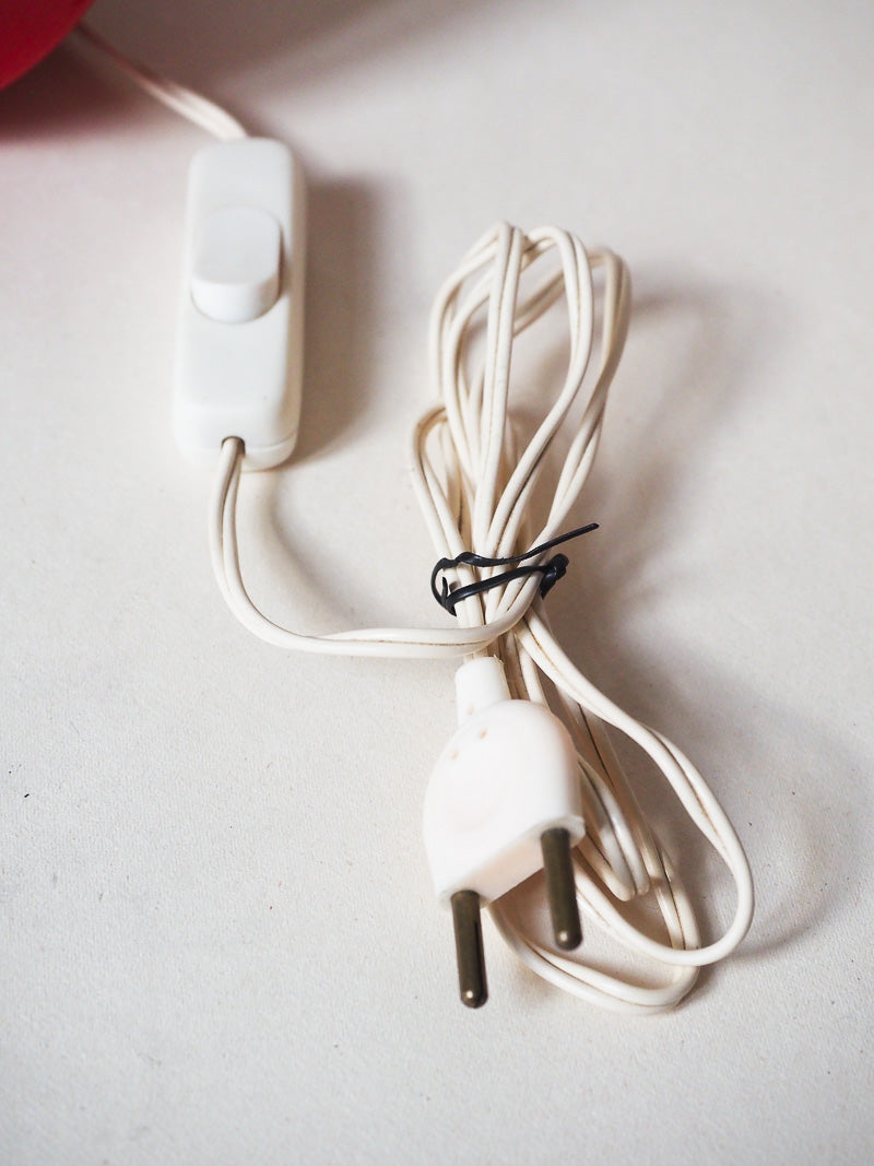 lampe de chevet / d’appoint vintage – Céramique rouge