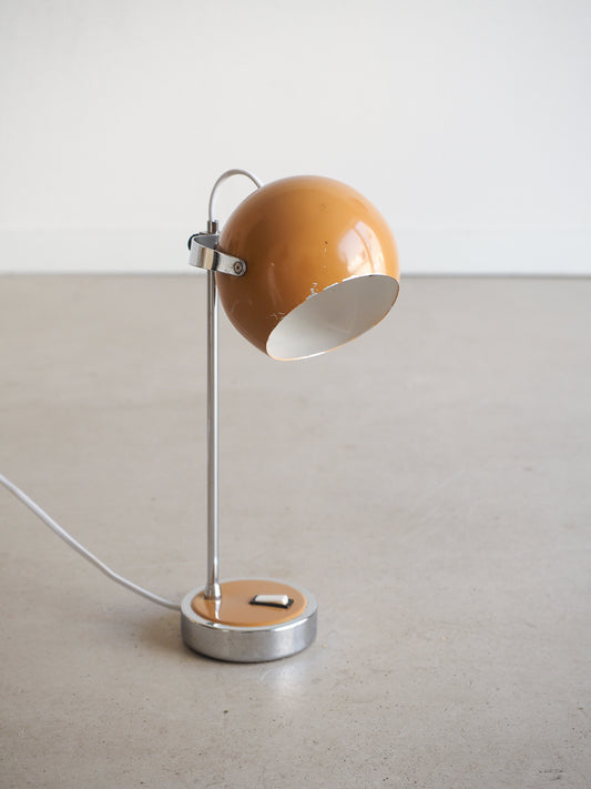 Lampe de bureau articulée camel vintage Eyeball