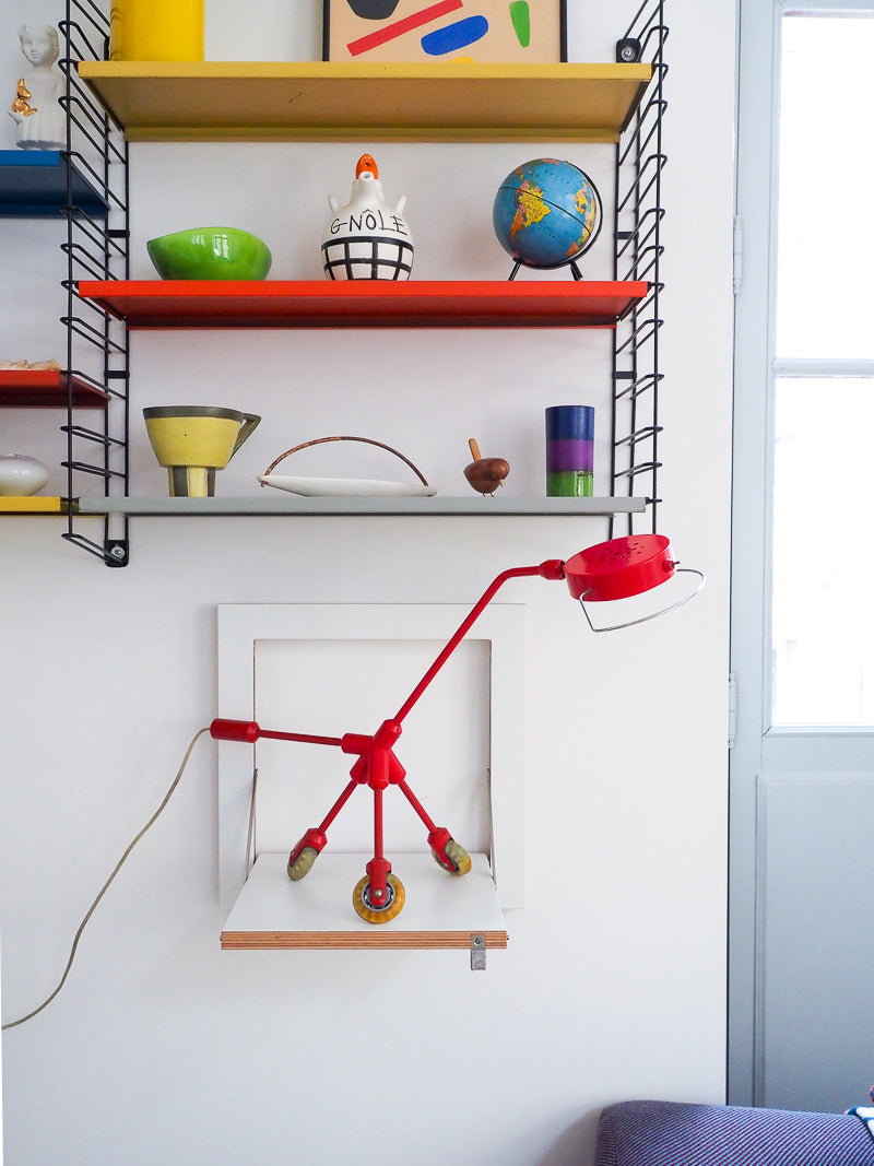 Lampe Kila sur roulettes par Harry Allen – IKEA vintage design chien