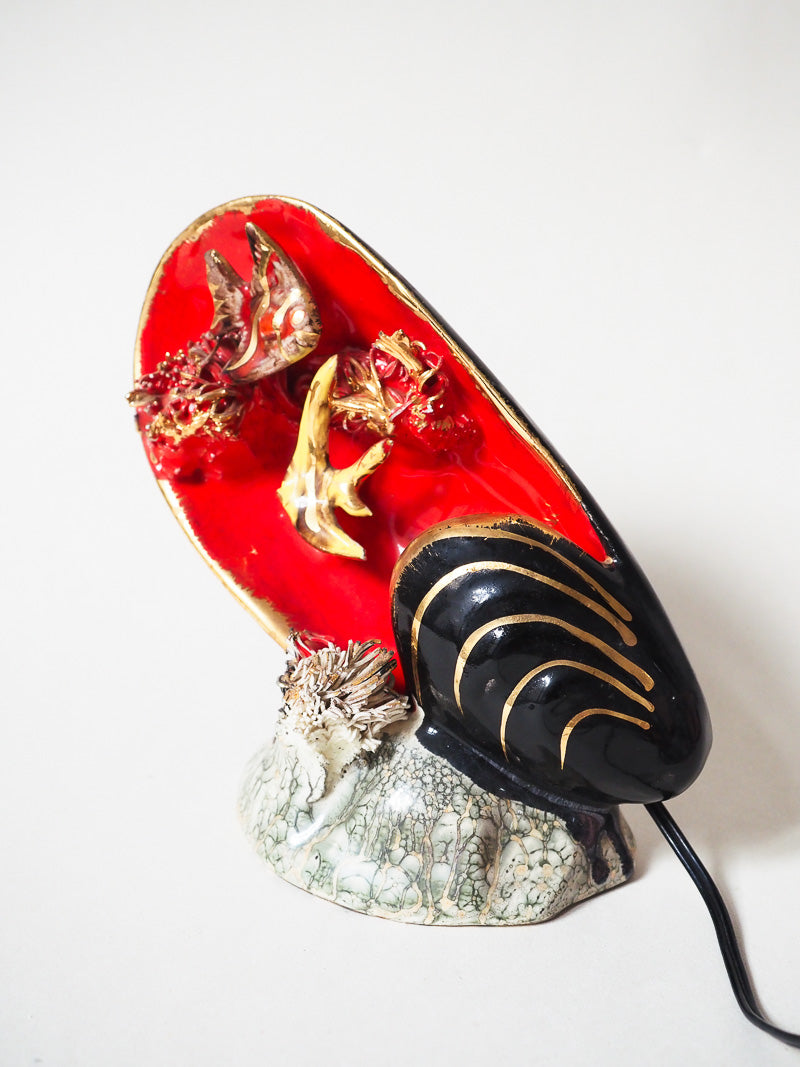 🐚 Lampe vintage en céramique de Vallauris – Moule