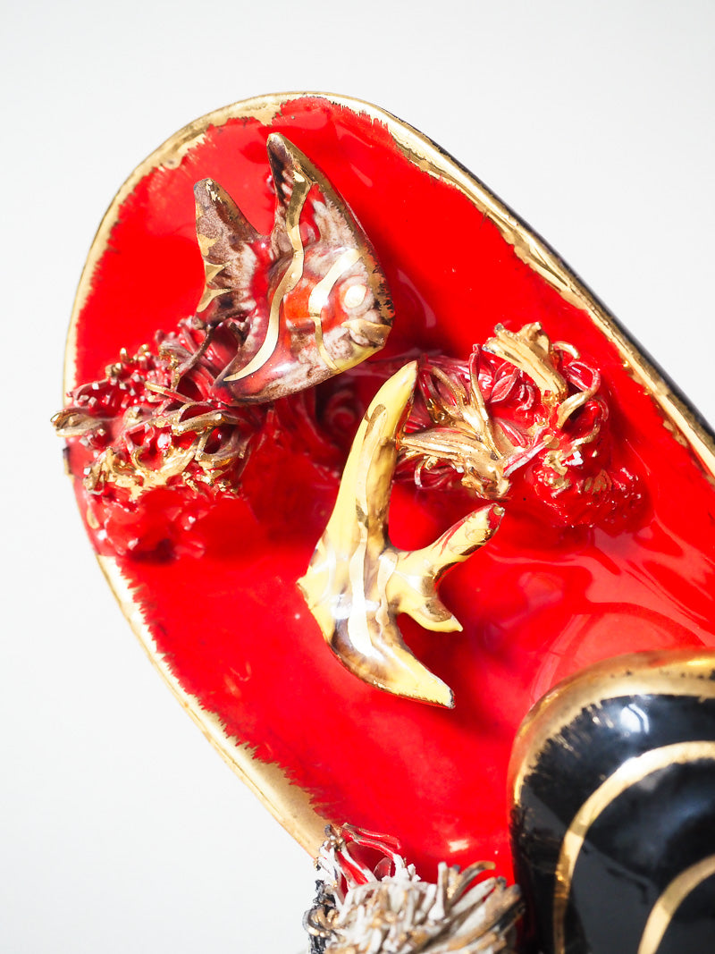 🐚 Lampe vintage en céramique de Vallauris – Moule