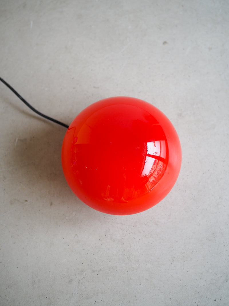 Lampe Champignon Vintage – Globe Rouge Tactile