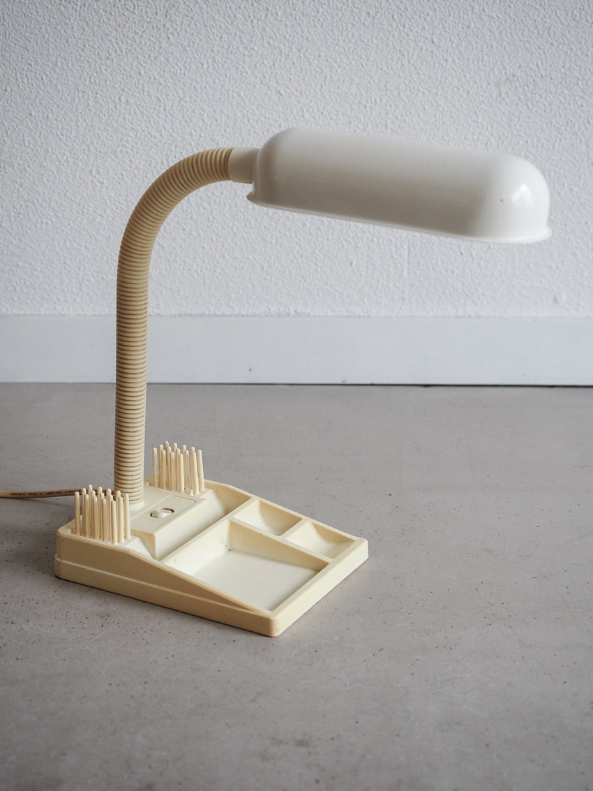 Lampe de bureau flexible avec organisateur de bureau en plastique