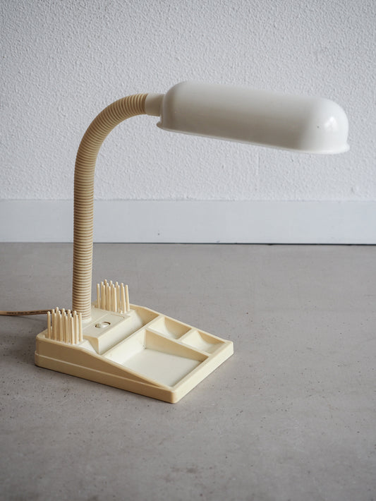 Lampe de bureau flexible avec organisateur de bureau en plastique