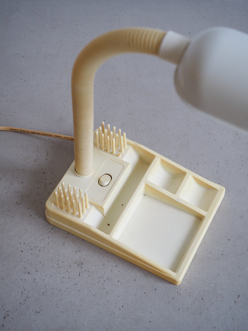 Lampe de bureau flexible avec organisateur de bureau en plastique