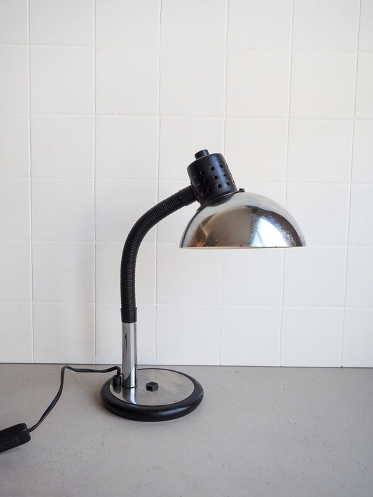Lampe de bureau chromée Aluminor