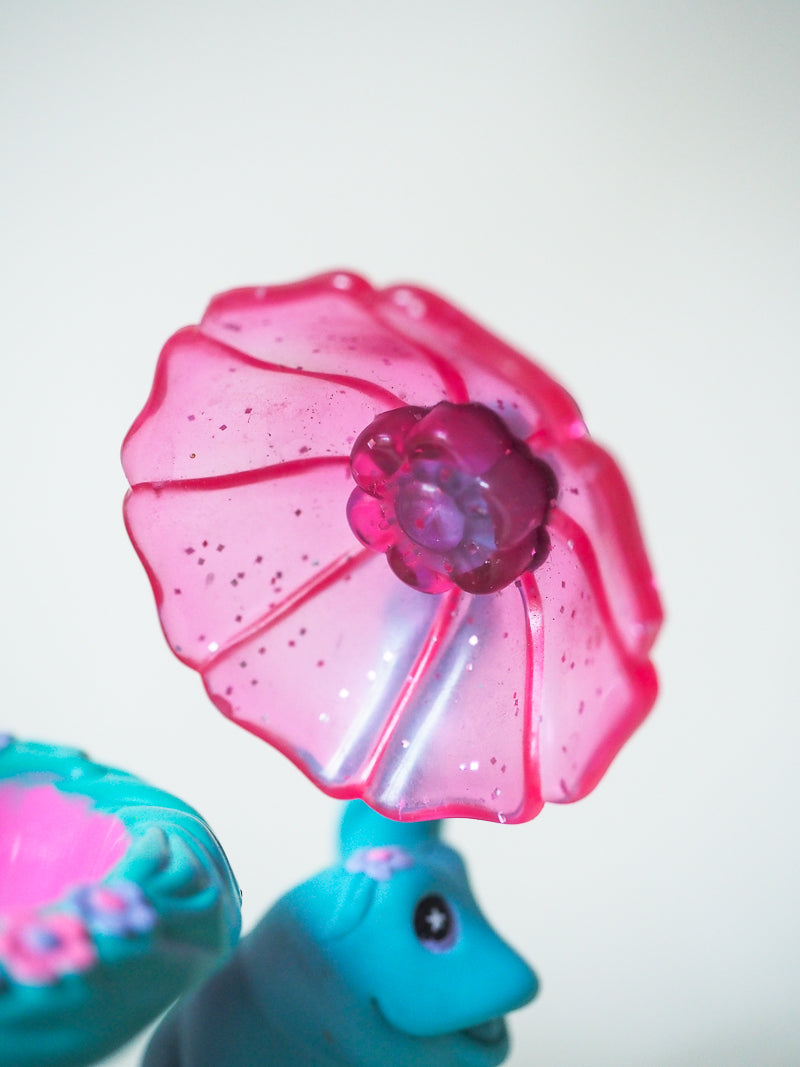 🧚‍♀️ Magic Troll Babies – “Flower Shower / Fountain & Frog” (1992) – Set vintage complet & rare