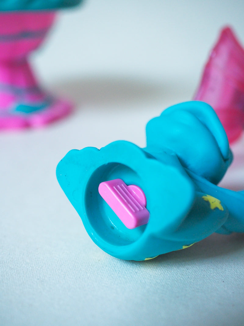 🧚‍♀️ Magic Troll Babies – “Flower Shower / Fountain & Frog” (1992) – Set vintage complet & rare