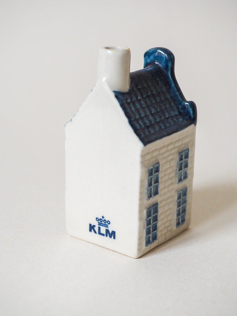 Maison hollandaise miniature Bleu de Delft pour KLM Airlines