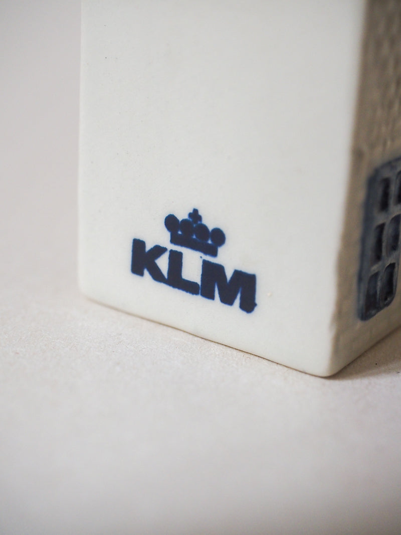 Maison hollandaise miniature Bleu de Delft pour KLM Airlines