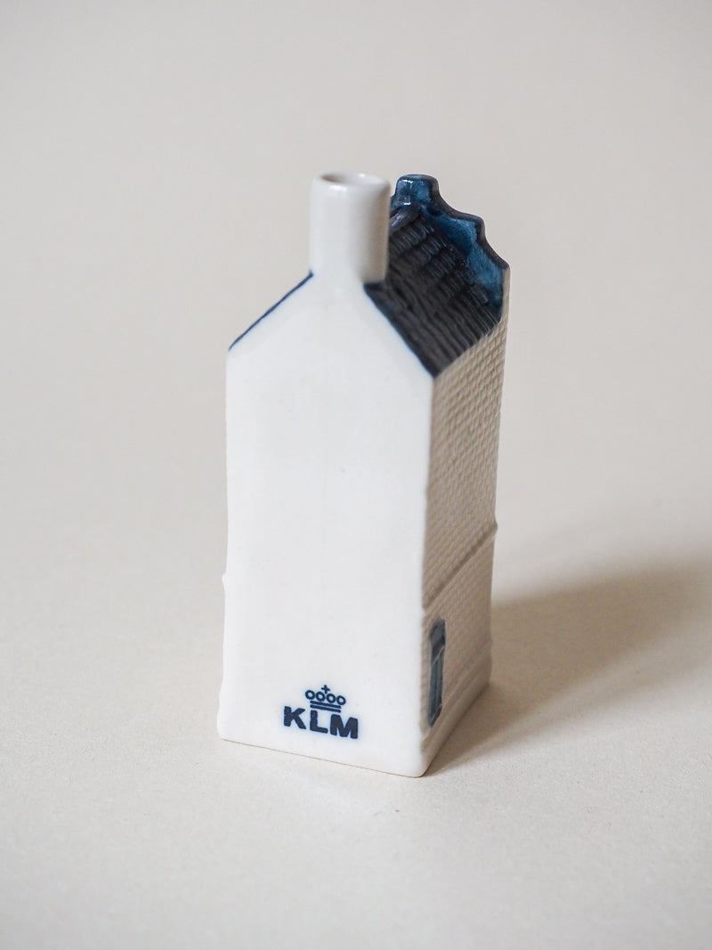 Maison hollandaise miniature Bleu de Delft pour KLM Airlines