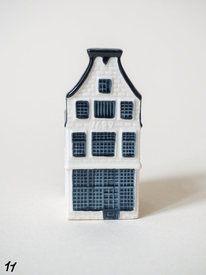 Maison hollandaise miniature Bleu de Delft pour KLM Airlines