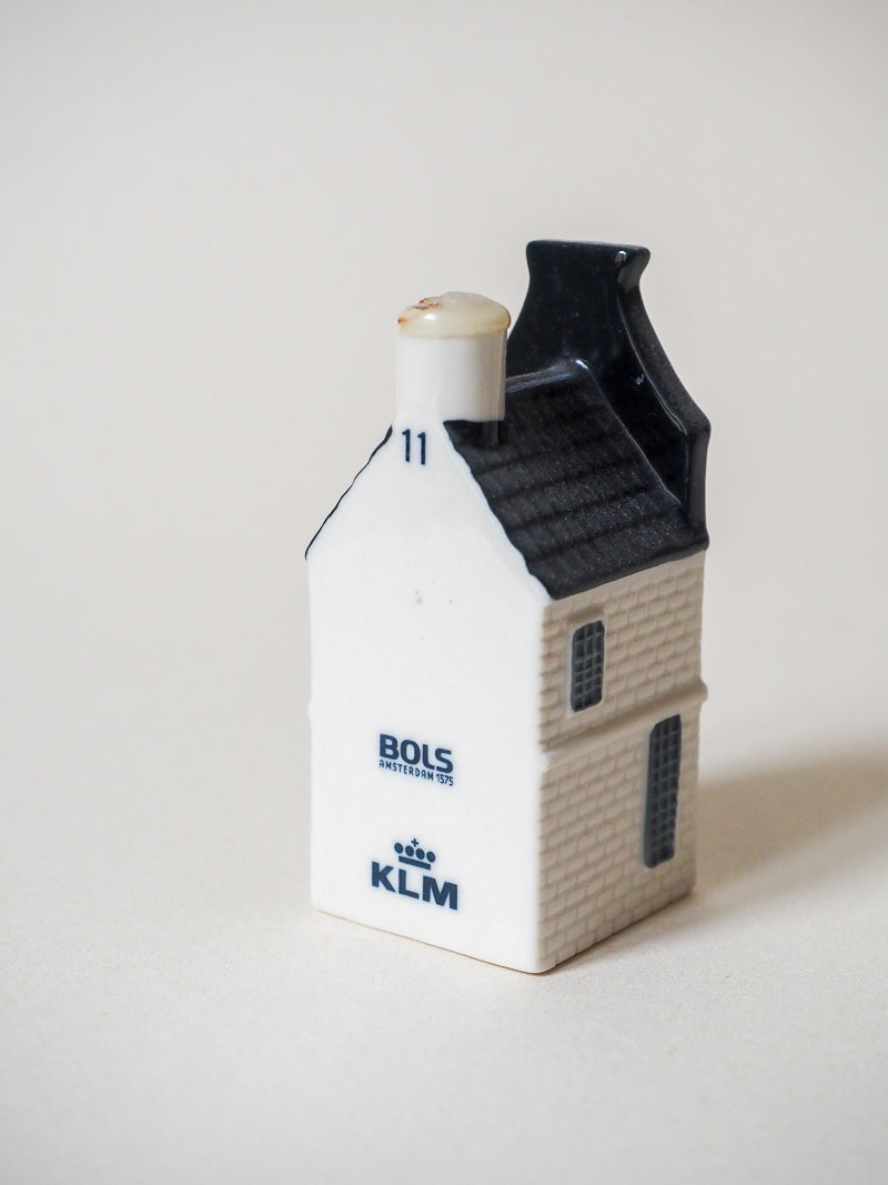 Maison hollandaise miniature Bleu de Delft pour KLM Airlines
