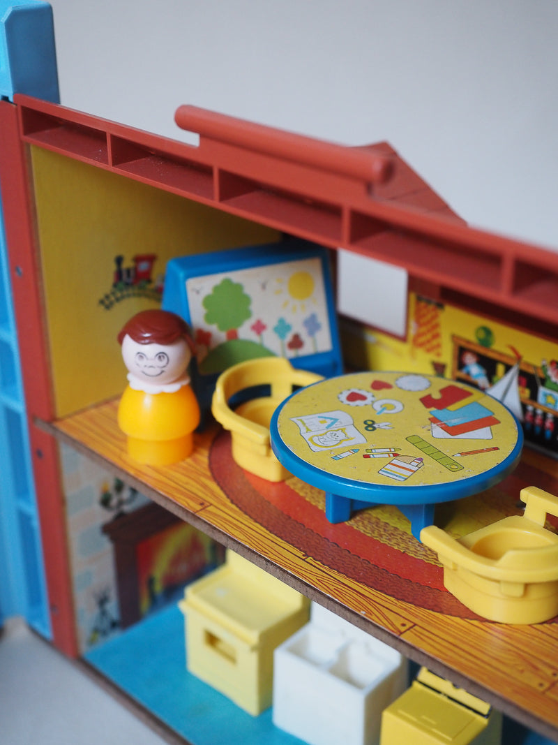 🏠 Fisher Price Little People – Play House vintage #952 – Maison + Personnages + Mobilier