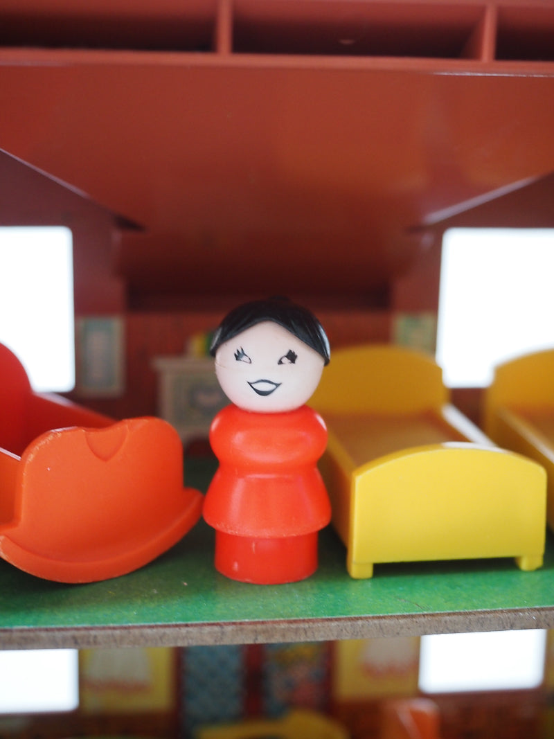 🏠 Fisher Price Little People – Play House vintage #952 – Maison + Personnages + Mobilier