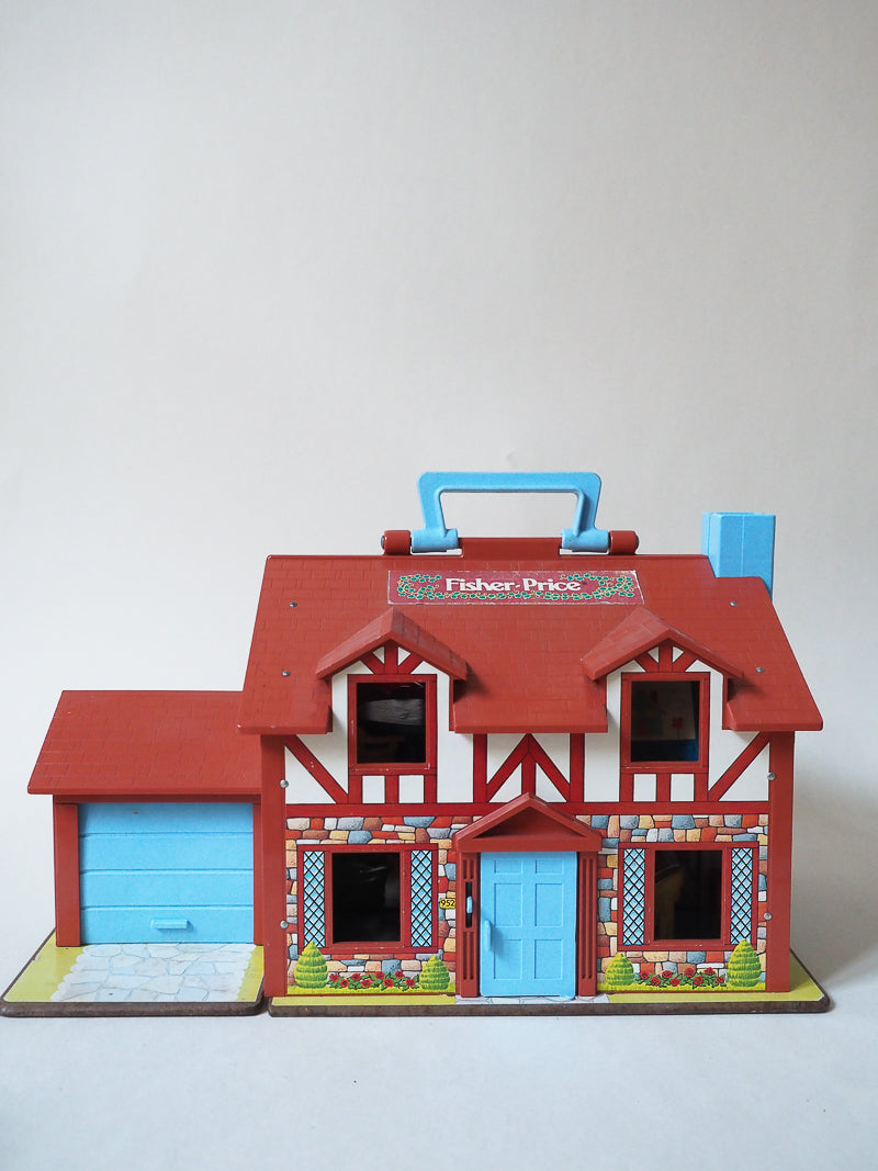 🏠 Fisher Price Little People – Play House vintage #952 – Maison + Personnages + Mobilier