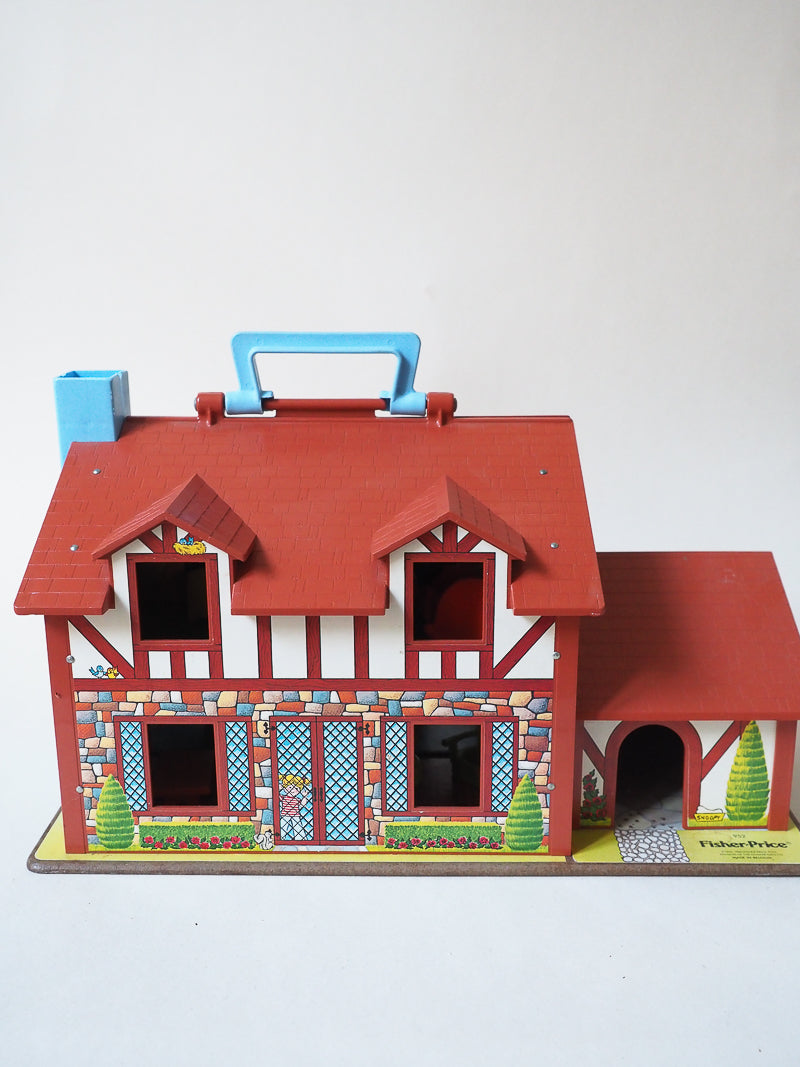 🏠 Fisher Price Little People – Play House vintage #952 – Maison + Personnages + Mobilier