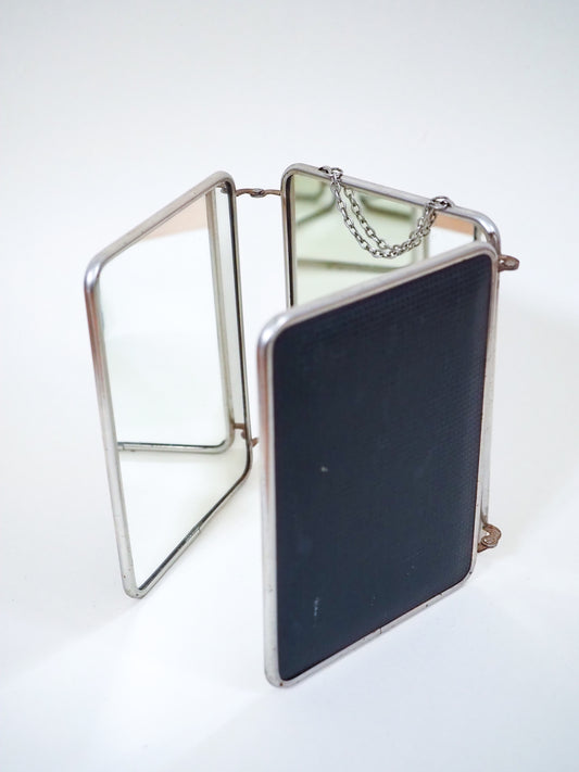 Miroir de barbier - triptyque