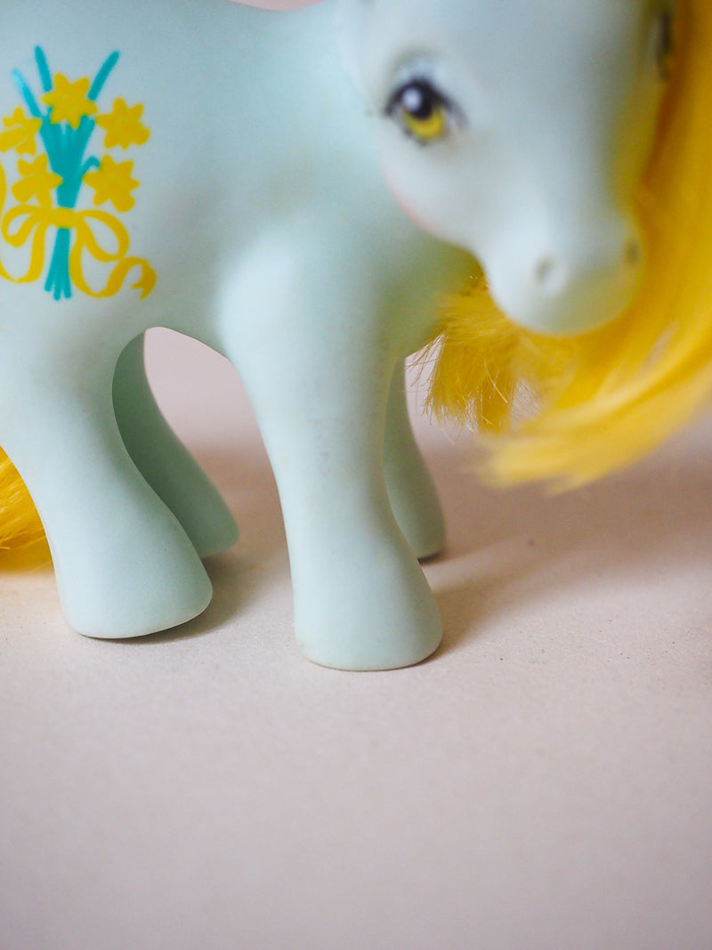 Mon Petit Poney G1 - Daffodil / jonquilles - Flower Pony - rare - 83