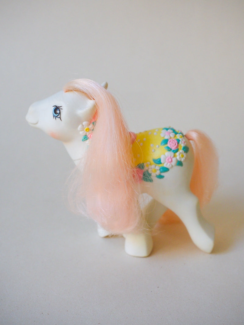 Mon Petit Poney G1 - Flower bouquet / Bouquet de fleurs - Merry Go Round pony -  89