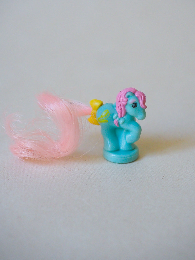 Mon Petit Poney G1 - Figurine Ponytail Ponies - figurine turquoise  - 89
