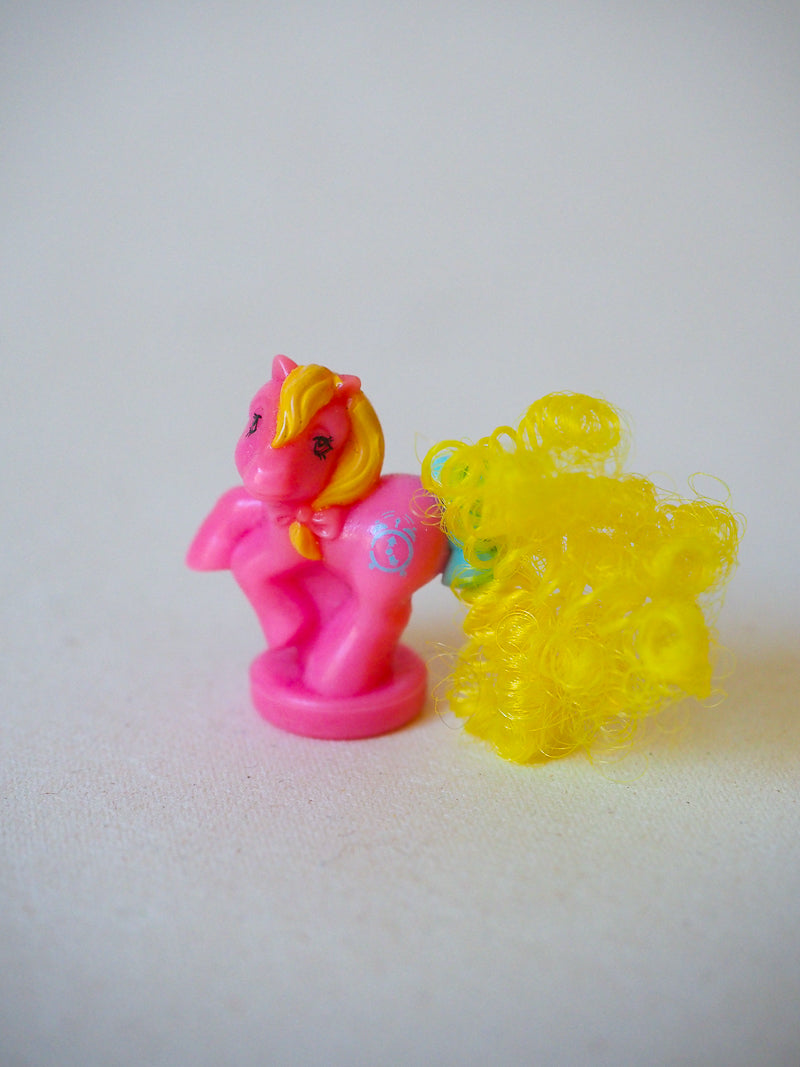 Mon Petit Poney G1 - Figurine Ponytail Ponies - rose  - 89