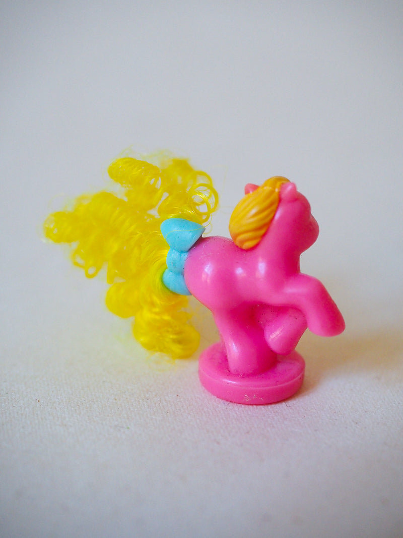 Mon Petit Poney G1 - Figurine Ponytail Ponies - rose  - 89