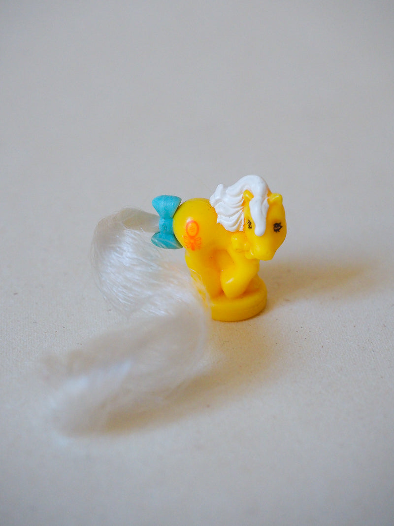 Mon Petit Poney G1 - Figurine Ponytail Ponies - jaune  - 89