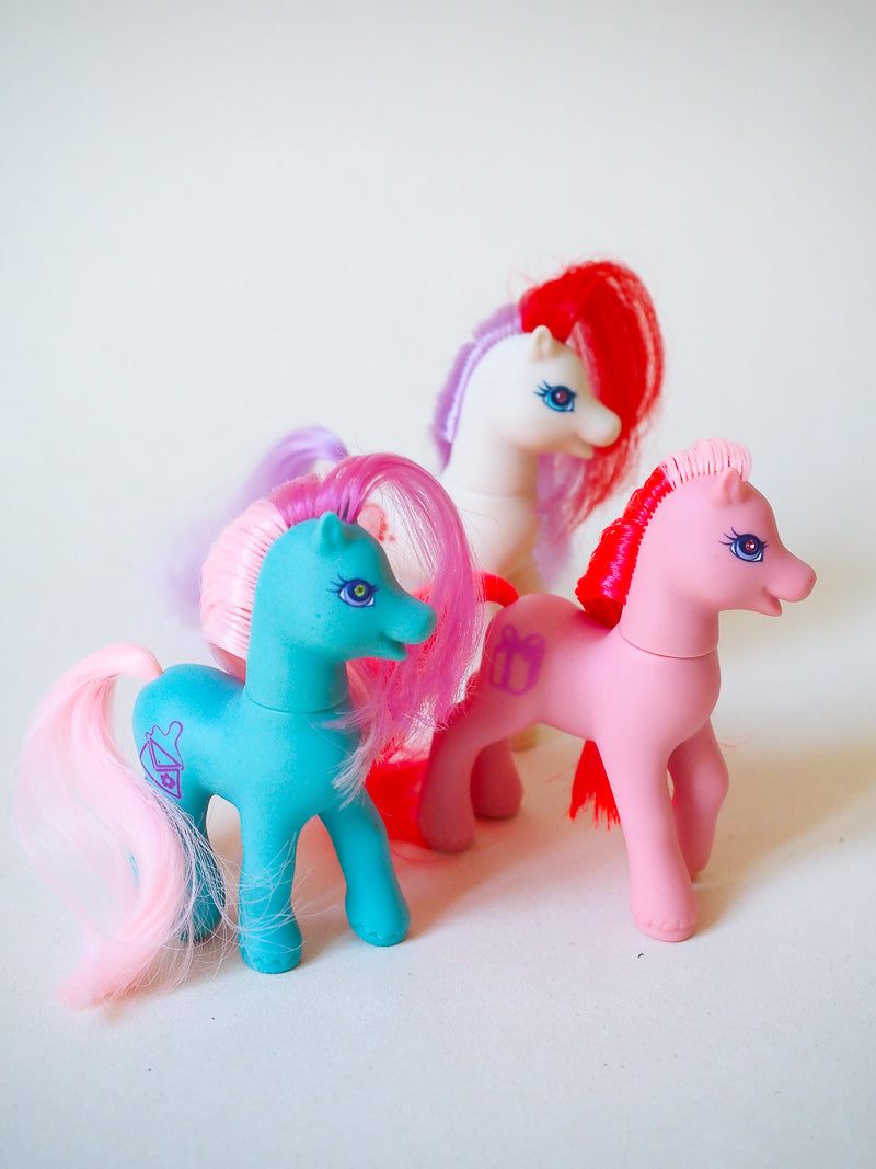 Lot de 3 - Mon Petit Poney G2 - Secret Surprise Friends - année 2 - 97