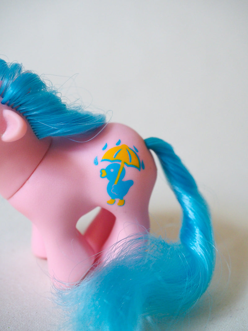 Mon Petit Poney G1 - Baby Rainfeather / Fleur De Pluie - Drink 'n Wet Pony - bébé - 89