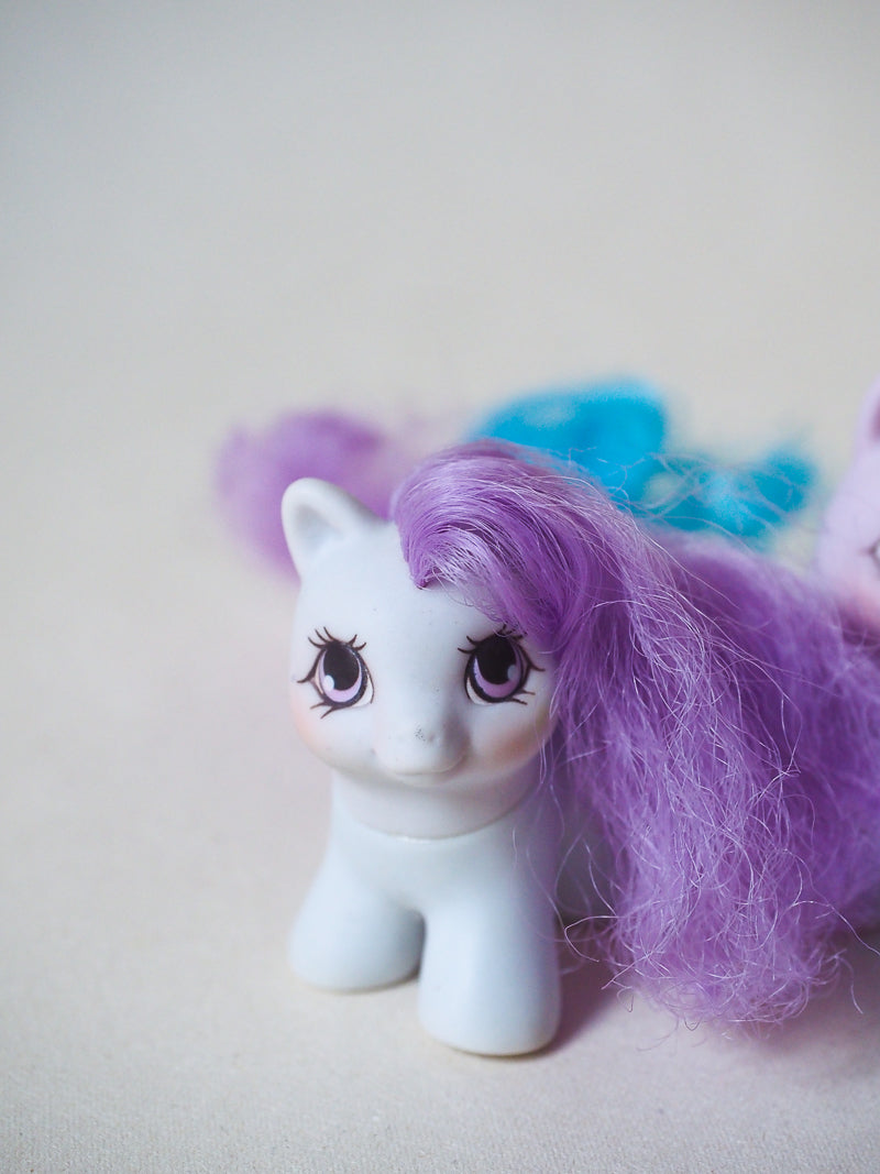 Lot de 2 - bébés Mon Petit Poney G1 - Little Giggles et Little Honey Pie - Teeny Weeny - 89