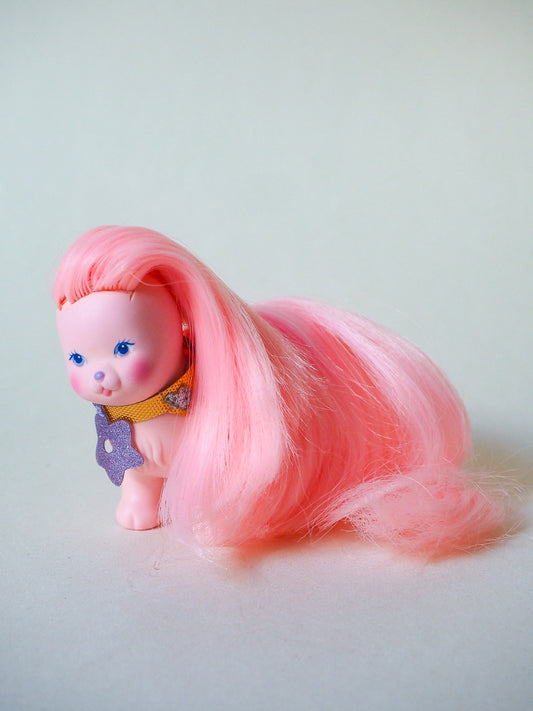 Frivoline – Chien rose vintage à coiffer • Dame Boucleline / Lady Lovely Locks