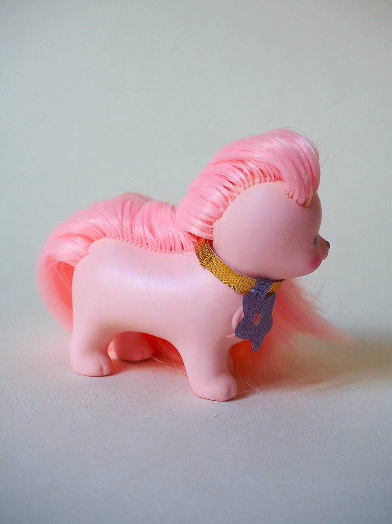 Frivoline – Chien rose vintage à coiffer • Dame Boucleline / Lady Lovely Locks
