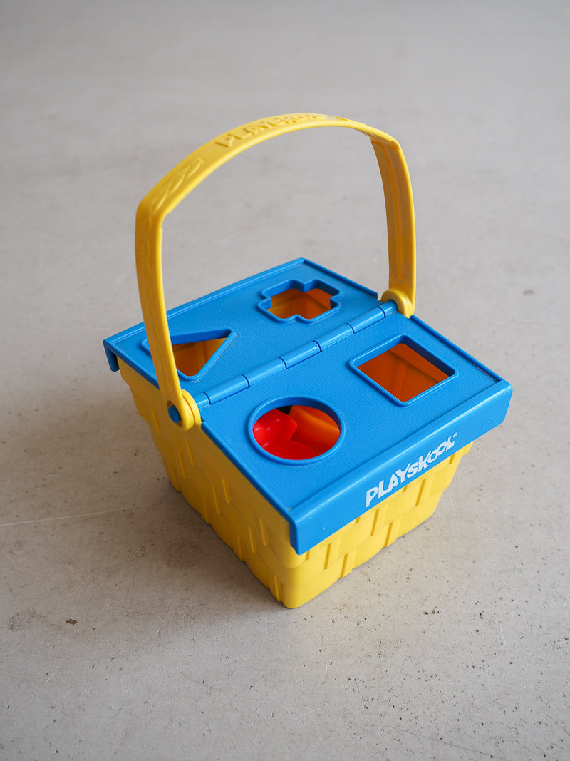Panier pique-nique jeu de formes Playskool vintage