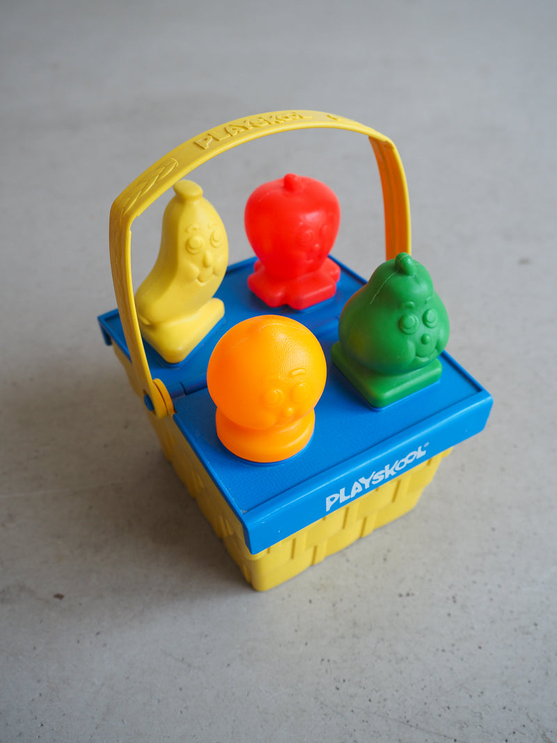 Panier pique-nique jeu de formes Playskool vintage