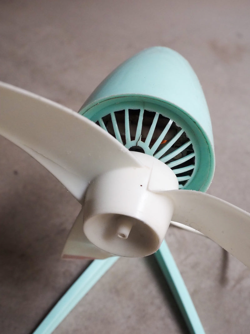 Petit ventilateur vintage – Calor –  Vert d’eau / Mint