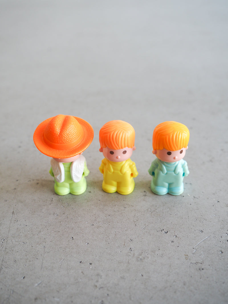 3 figurines Pin y Pon vintage