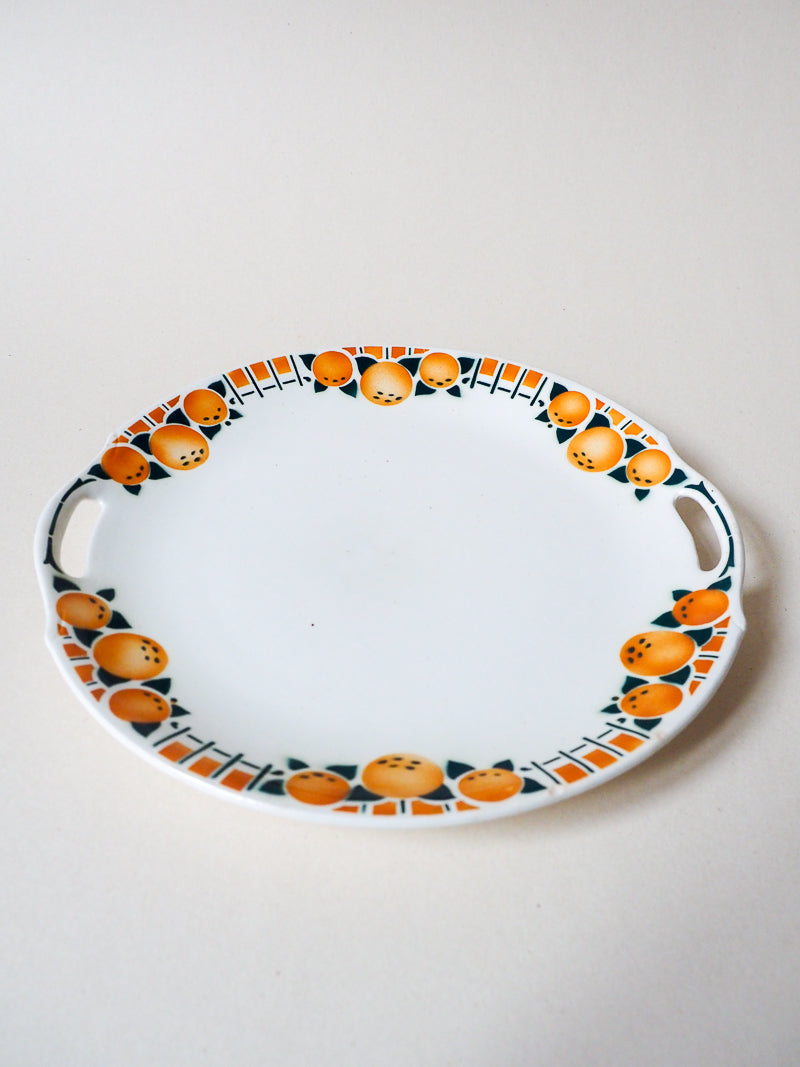 Plat de présentation à oranges