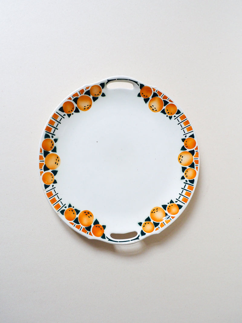 Plat de présentation à oranges